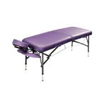 Table de massage pliante aluminium RHEA II Noire 70 cm