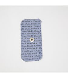 ELECTRODE DURA-STICK PLUS SNAPS RECT 5 X 10 CM A 1 S - LE SACHET DE 2