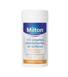 MILTON BOITE LINGETTES DESINFECTANTES MULTI USAGES