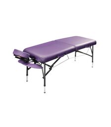 Table de massage pliante aluminium RHEA II Noire 70 cm