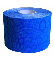 Bande de Kinesiologie Tape theraband Bleu avec Indicateurs visuels de tension