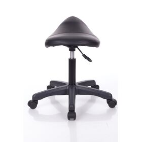 Tabouret selle de cheval noir ECO