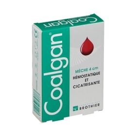 COALGAN Tampon mèche hémostatique