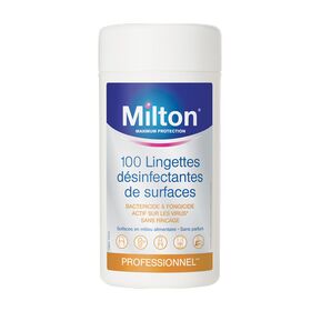 MILTON BOITE LINGETTES DESINFECTANTES MULTI USAGES